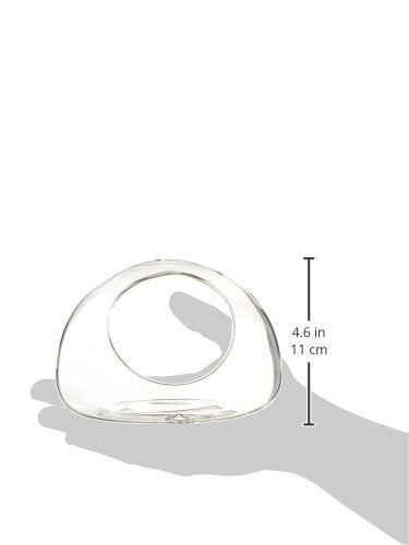 WGV Wall Hanging Planter Terrarium, Diameter 6", Clear Mounted DIY Succulents Air Glass Floral Container Vase, Tea Light Votive Candle Holder for Decoration 1 Piece - size: 6"D