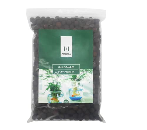 10LBS Leca Expanded Clay Pebbles Hydroponics Supplies for Indoor Garden Plants (10LBS) - size: 10LBS