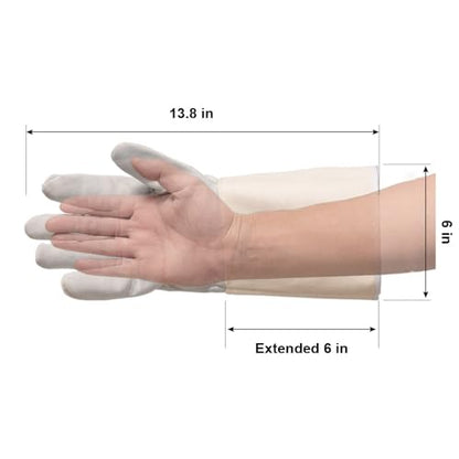 Welding Gloves, MIG/Stick Welding Gloves Premium Hand Protection from Welder and Cutting, Torch Heat, Gauntlet Cuff, Long Sleeve for Tig Welder, Grilling Oven, Green Egg, Stove