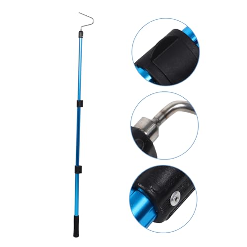 ULTECHNOVO Adjustable Length Snake Grabber Pole with Telescopic Aluminium Alloy Design, Simple to Use and Sturdy Snake Catching Hook for Outdoors, Portable Animal Pole Catcher Tool
