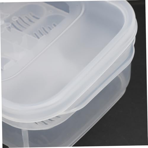 POPETPOP Tray Compartments Hatching Box for Snakes Geckos and Lizards Breeding for Reptiles