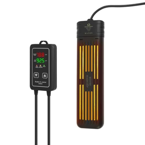 Aquarium Heater 300W/1000W, Submersible Fish Tank Heater with Digital LED Controller and Intelligent Leaving Water Automatically Stop Heating System, for Freshwater and Saltwater - size: 300W for 30-80 Gallon