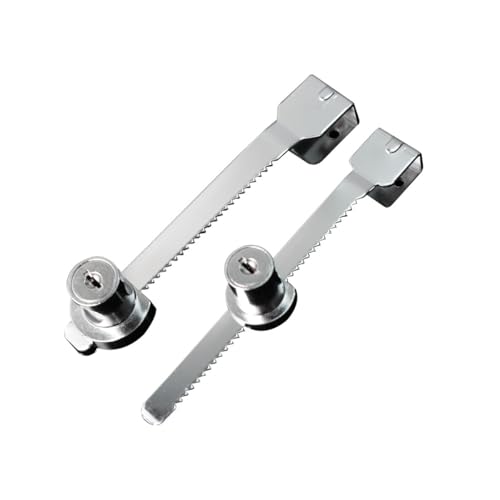 Sliding Glass Door Lock, 2 Pcs Display Case Lock, Sliding Glass Door Ratchet