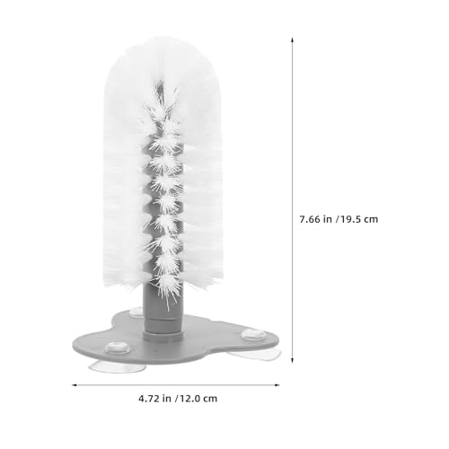 Turtle Shell Scrub Brush Abs Turtle Brush 2pcs with Suction Cup Easy Installation Cleaning Accessories for Aquarium and Tank Supports Aquatic Environment