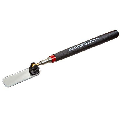Mayhew Tools 17760 TeleMirror Telescoping Acrylic Mirror, 3/4" x 2-1/2", Black - size: 6.8"L x 0.7"W