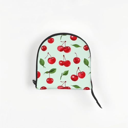 Small Pet Carrier Purse Bag, Red Cherries & Leaves Print Shoulder Bag for Dogs Cats, Puppy Tote Travel Handbag - color: Red Cherries & Leaves