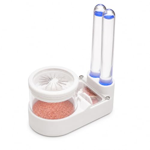 Beginner Ant Nest with Foraging Area and Humidity Zone, Dry Wet Separation Plaster Chamber, Fits 15mm Test Tubes, for Small to Medium Ant Colonies