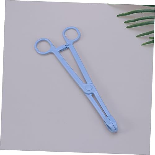3pcs Plastic Reptile Stool Clamp for Easy Pet Waste Cleaning Material Stylish Scissors Design for Lizards Birds and Pets
