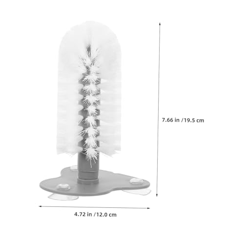 Abaodam Turtle Back Scratcher Brush with Suction Cup for Shell Cleaning and Health Maintenance, 2pcs Sturdy Water Turtle Scrubber for Aquatic Tank Use