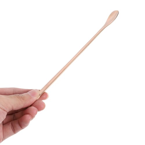 2pcs Stainless Steel Reptile Food Spoon Small Pet Feeding Scoop for Lizards Snakes Other Small Animals Versatile Feeding Tool - color: Golden