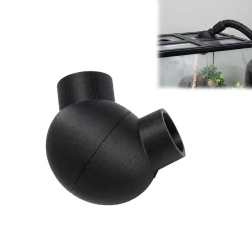 Terrarium Fogger Adapter, Magnetic Mount Mister for Reptile Enclosures, Fits 20mm and 1 Inch Hose, Gecko, Turtle, Snake Habitat Humidifier Attachment