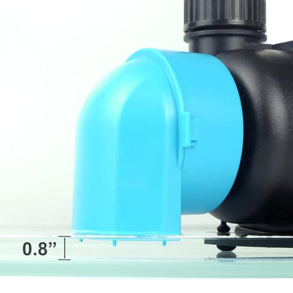 660GPH Aquarium Return pump with LCD display controller, DC 24V 25W aquarium pump for saltwater freshwater aquarium,fish tank,sump,20 speeds ECO Quiet Submersible and inline pump - style: 660GPH 25W