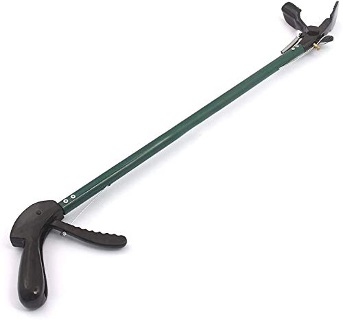30 INCH Professional Standard Snake Tongs Reptile Grabber Rattle Snake Catcher Green Wide JAW HANDLING Tool A+ Quality