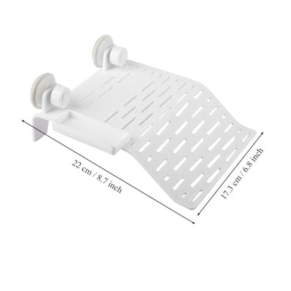 Aquarium Reptile Platform with Suction Cup Floating Dock for Turtles and Frogs Food Container and Resting Terrace for Fish Tank Habitat
