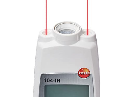 Testo 104-IR Infrared Thermometer Gun – Dual Temperature Gun for Surface and core temperatures – Waterproof Infrared Thermometer for up to 482 Degrees – HACCP Compliant