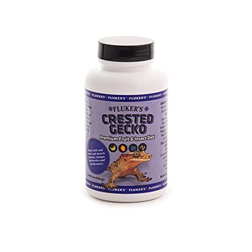 Fluker's Premium Crested Gecko Diet, Fruit & Insect Flavor, 4 oz - size: 4 Ounce (Pack of 1)