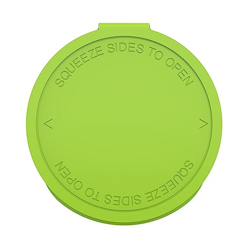 60 Dram CR Plastic Packaging Pop Top Containers - Child Resistant Travel Holder Vial Bottles - 75 qty (Lime Green) - color: Lime Green