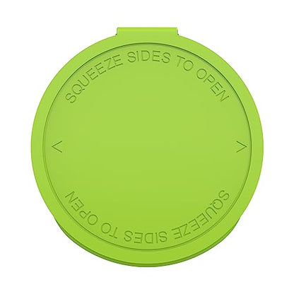 60 Dram CR Plastic Packaging Pop Top Containers - Child Resistant Travel Holder Vial Bottles - 75 qty (Lime Green) - color: Lime Green