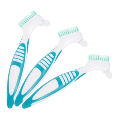 Happyyami 3pcs Turtle Brush Tortoise Shell Cleaning Brush Reusable Lightweight Ergonomic Handle Multi-Purpose for Turtle Care - color: Light Green