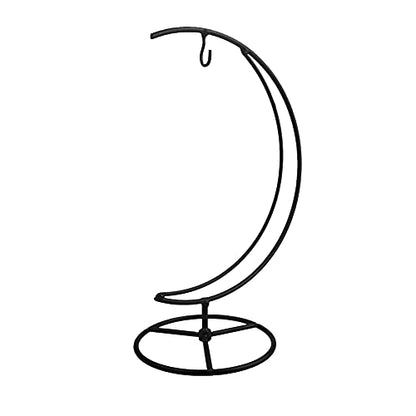 YY YEARCHY Ornament Display Stand Holder Home Wedding Decoration Rack for Hanging Glass Globe Air Plant Flower Pot Stand Iron Pot Hook Stand Terrarium Witch Ball (1, 10.6"*4.9") - size: 10.6"*4.9"
