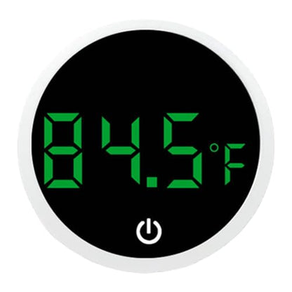 Fishtanks Digital Thermometers LED Display Accurate Temperature Gauge for Reptiles Tanks Wth Stick on Rechargeable Design LED Display Thermometers - color: Black Celsius