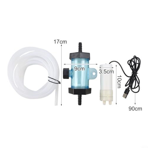 Electric Aquarium for Gravel Cleaner USB Pump with Siphon Vacuum for Fish Tank Water Changing and Cleaning, 1/2/3/5 Meter Tube(2 Meter) - size: 2 Meter
