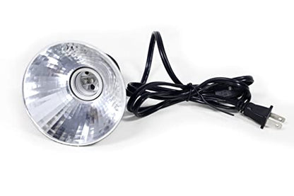Reptile Mini-Ceramic Heat Emitter Dome Fixture with 54" AC Cord and Switch