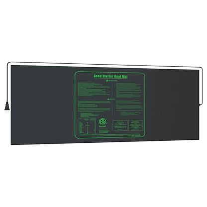 iPower Waterproof Seedling Heat Mat 48" x 20", ETL Certified Durable Germination Heating Pad, for Seed Starting Propagation - size: 48" x 20, style: Heat Mat Upgrade Version
