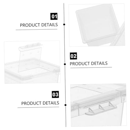 FOMIYES 12pcs Reptile Feeding Box Breeding Storage Nest for Snakes Lizards Frogs Environment