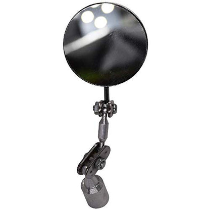 HARDK Inspection Mirror Magnetic Base - 2.16 in. Swivel Angle Ball Joint Antenna Mirror Arc MIG Spot Welding Equipment Inspection Tools - size: Inspection Mirror Magnetic Base II