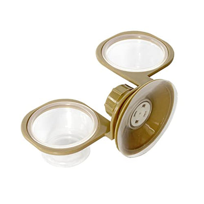 Bearded Feeding Food Water Bowl Worm Dish Suction Cup Feeder Supplies for Small Reptiles Feeder Tongs Live Dish Escape Bowl Automatic Cups Box