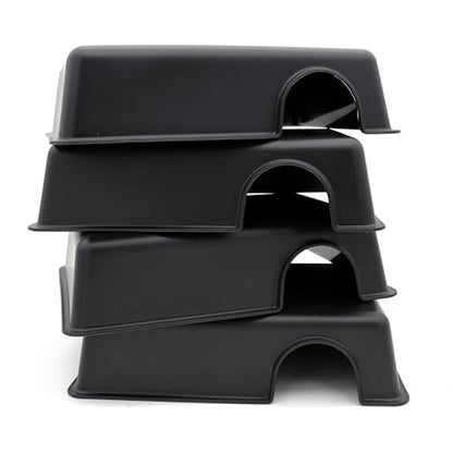 Reptile Hide Box Snake Hide Feel Secure and Safe, Gecko Hide, Large, 4 pcs | Hamster & Hedgehog, Terrarium Shelter Habitat Accessories - size: Large 4 pcs