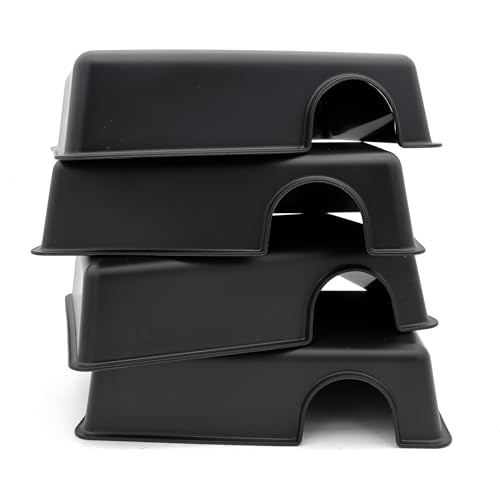 Reptile Hide Box Snake Hide Feel Secure and Safe, Gecko Hide, Large, 4 pcs | Hamster & Hedgehog, Terrarium Shelter Habitat Accessories - size: Large 4 pcs