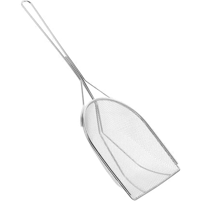 PRETYZOOM Reptile Sand Scoop Stainless Steel Fine Mesh Shovel for Terrarium Substrate Cleaning Lizard Snake Turtle Bedding Tool