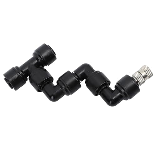 Pssopp Reptile Nozzles, Adjustable Spray System, 360 Rotating Nozzle for Humidity Control in Terrariums and Rainforest Tanks