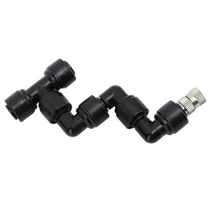 Pssopp Reptile Nozzles, Adjustable Spray System, 360 Rotating Nozzle for Humidity Control in Terrariums and Rainforest Tanks