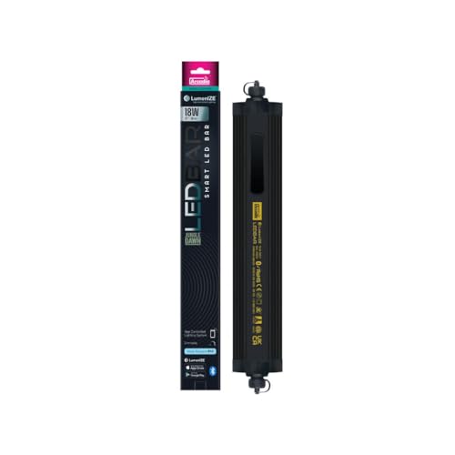 Arcadia LumenIZE Jungle Dawn LED Bar 12" Long 18 Watts High Lumen Output – Smart LED Light Bars for Indoor Reptiles Terrariums, Plants and Bioactive Setups, Long Lasting Easy to Use Natural Lighting