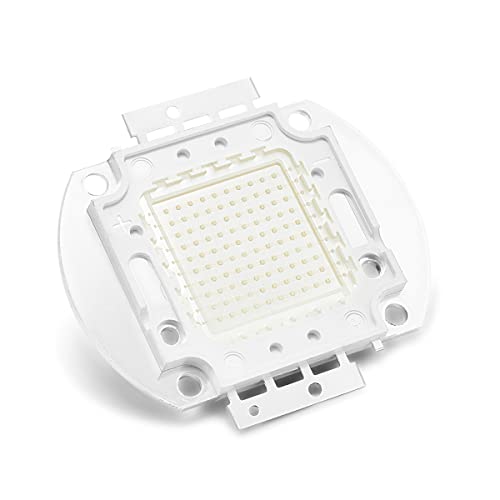 CHANZON High Power Led Chip 100W Royal Blue Plant Grow Light 440nm - 450nm | (3000mA / DC 30V - 34V / 100 Watt) SMD COB Emitter Diode Components Bead for DIY Hydroponic Aquarium Growing Lamps - color: K) Royal Blue (440nm)