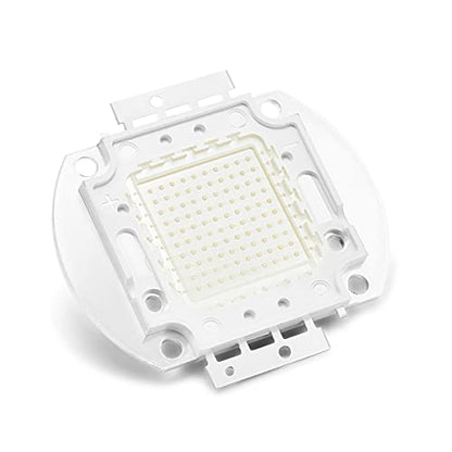 CHANZON High Power Led Chip 100W Royal Blue Plant Grow Light 440nm - 450nm | (3000mA / DC 30V - 34V / 100 Watt) SMD COB Emitter Diode Components Bead for DIY Hydroponic Aquarium Growing Lamps - color: K) Royal Blue (440nm)