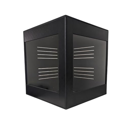 Premium PVC Reptile Enclosure, 40 Gallon, Easy Assembly, Moisture-Proof, Heat Retention, Sliding Doors, Ventilation, Bio-Active Setups, Non-Reflective Black Finish, Made in USA (Black Brace) - color: Black Brace
