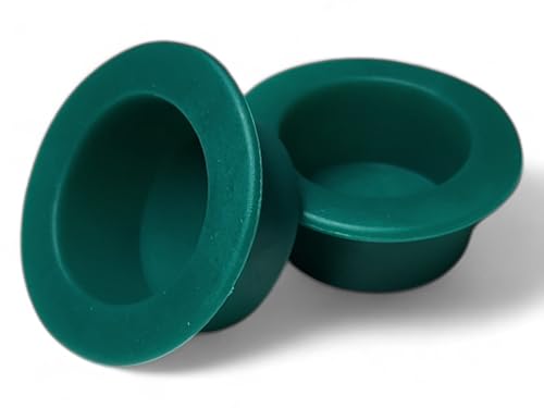 .5oz Green Silicone Reptile Feeding Dish – Small Flexible Food & Water Bowl – Ledge Compatible for Suction & Magnetic Holders – Durable, Easy Clean Cup for Geckos, Frogs & Small Pets