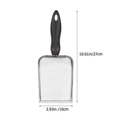 2pcs Reptile Litter Shovels for Easy Waste Cleanup Turtles Lizards Snakes and Frogs Durable Fine Mesh Scoop for Pet Terrariums