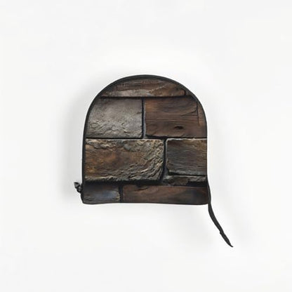 Small Pet Carrier Purse Bag, Rustic Aged Wood Tile Print Shoulder Bag for Dogs Cats, Puppy Tote Travel Handbag - color: Rustic Aged Wood Tile