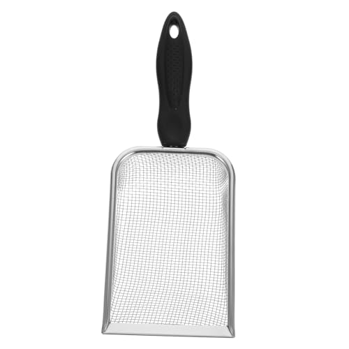Stainless Steel Cat Litter Scoop with Ergonomic Handle Sifting Shovel for Efficient Cleaning Reliable Waste Cleaner for Cats and Reptiles Easy to Use and Maintain