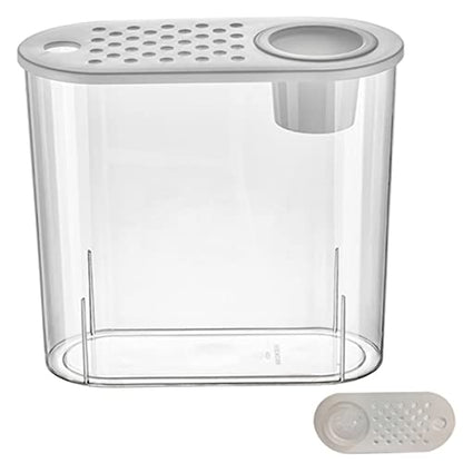 Transparent Plastic Fish Tank for and Small Reptiles Modern Desktop Aquarium Decoration Landscape Holder for Use