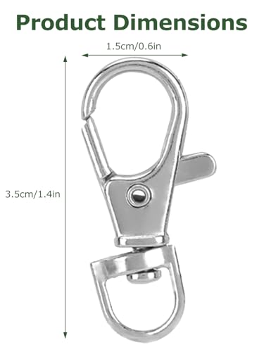 12PCS Cat Door Latch, 1.4×0.6in Cage Clips, Dog Crate Lock, Wire Cage Clips, Bird Pet Door Latch, Reptile Cages Lock for Cats, Wire Animal