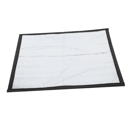 ORFOFE Reptile Heating Pad Self-Warming Mat for Tortoise Gecko Snake and Crab Tanks Durable Heat Distribution Reflective Film for Comfortable Habitat - size: 29.30X29.30X0.30CM