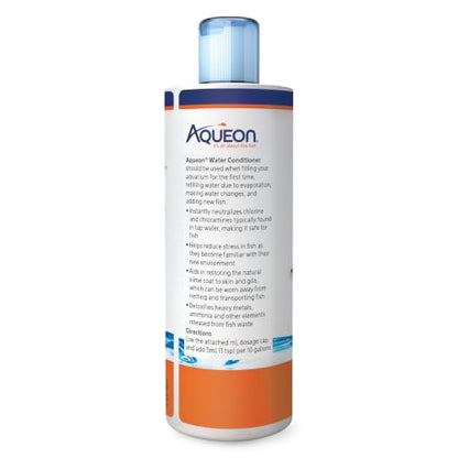 Aqueon Aquarium Fish Tank Water Conditioner Bottle, 16 ounces - size: 16-Ounce