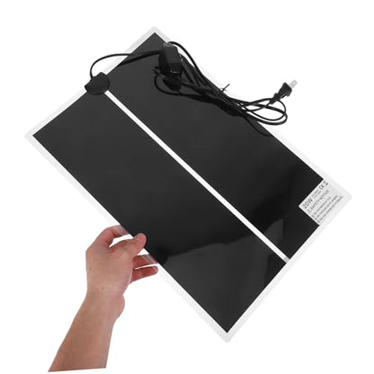 YARNOW 3pcs Reptile Heating Pad Temperature Control Electric Heat Mat for Terrarium Suitable for Snakes Lizards and Container Insulation Standard