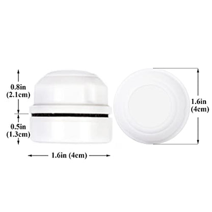 JOR Betta Tank Cleaner Magnet, Nano & Small Fish Tank Stain Scrubber, Magnetic Floating Glass Aquarium Cleaner, Fresh and Marine Water Cleaning Magnet, Aquarium Supplies, 1.5", White Plastic